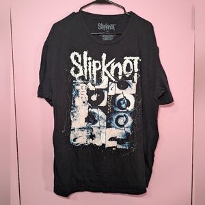 Hot Topic Black Slipknot Graphic Band Tee